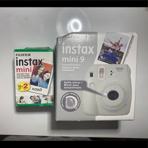 Fujifilm Instax Mini 9 Polaroid Camera and Film